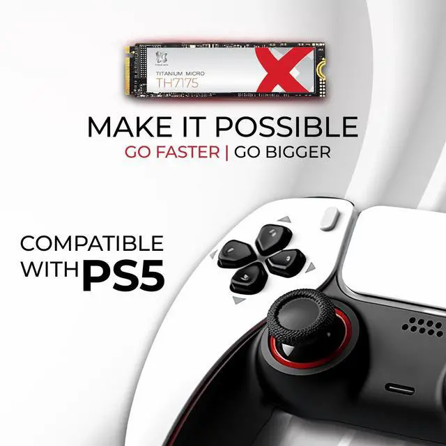 Alt view image 7 of 7 - Titanium Micro TH7175 1TB PCIe NVME 4.0 Gen 4 M.2 2280 Internal SSD