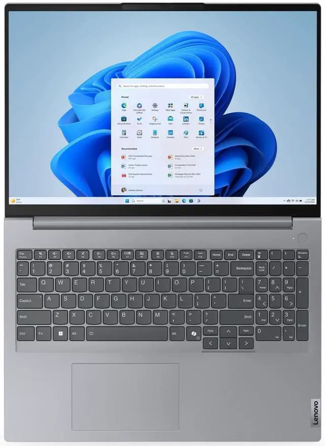 Main image of Lenovo ThinkBook G7 16" WUXGA 6-Core Ryzen 5 7533HS 16GB 1TB SSD Cam FPR W11Pro