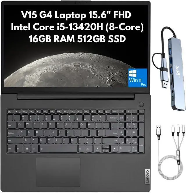 Main image of Lenovo V15 Gen 4 15.6" FHD 8-Core i5-13420H 16GB 512GB SSD Cam Docking W11P