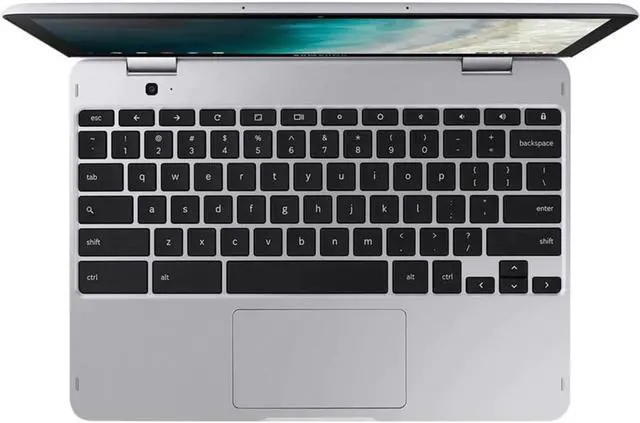 Alt view image 7 of 7 - Samsung Chromebook Plus V2 12.2" FHD Touch Celeron 3965Y 4GB 64GB eMMC Chrome OS