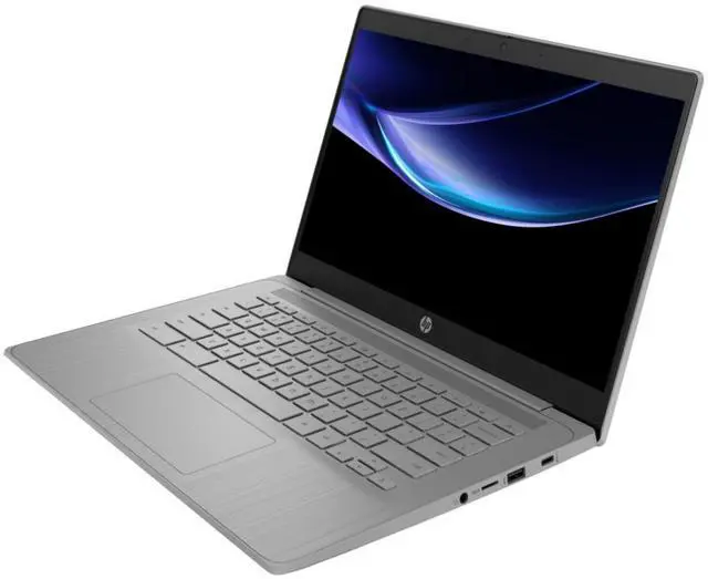 Alt view image 3 of 6 - HP Chromebook 14" HD Quad-Core Celeron N4500 4GB 64GB eMMC Webcam Chrome OS