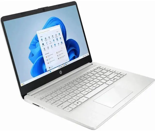 Alt view image 2 of 6 - HP Laptop 14" HD Intel N150 16GB 128GB UFS Webcam Office 365 Win 11 S Silver