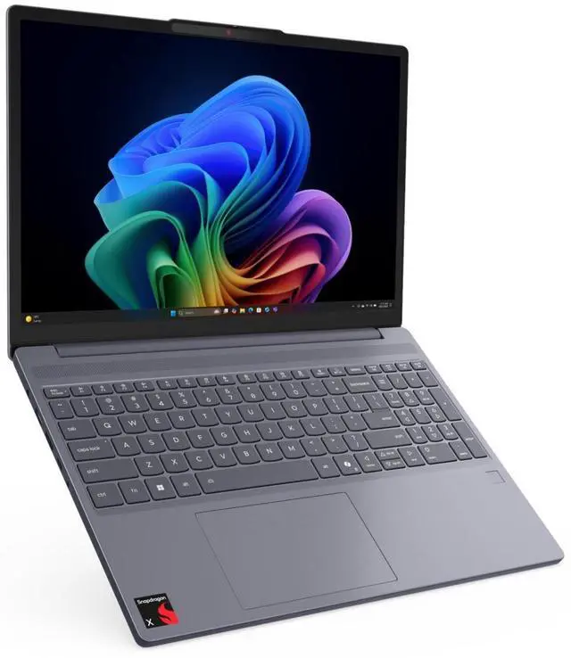 Alt view image 3 of 7 - Lenovo IdeaPad Slim 3x 15.3" WUXGA Touch Snapdragon X X1 16GB 512GB FPR Cam