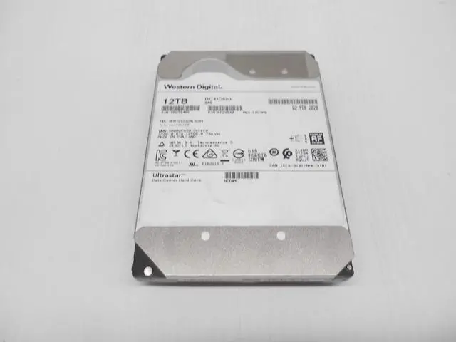 Main image of (NOT FOR HOME PC!) Western Digital WD 12TB SAS 12G 3.5 Server JBOD Storage Hard Drive HC520 Dell HP