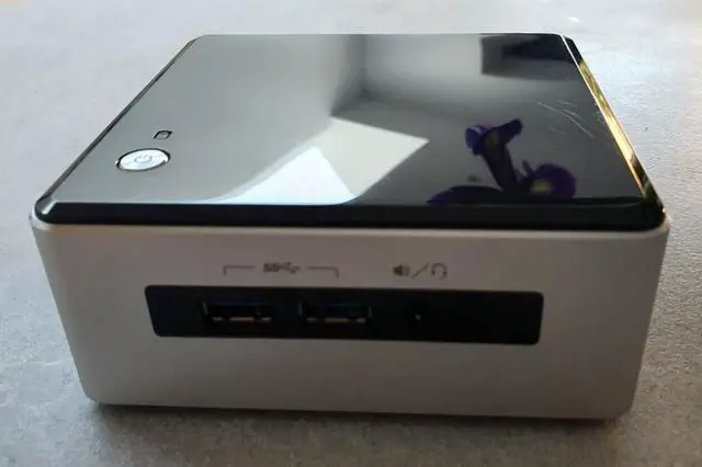 Alt view image 3 of 3 - Intel NUC Mini PC NUC5i3MYHE i3 5010U 2.1GHz 16GB 500GB SSD w/adapter win 10