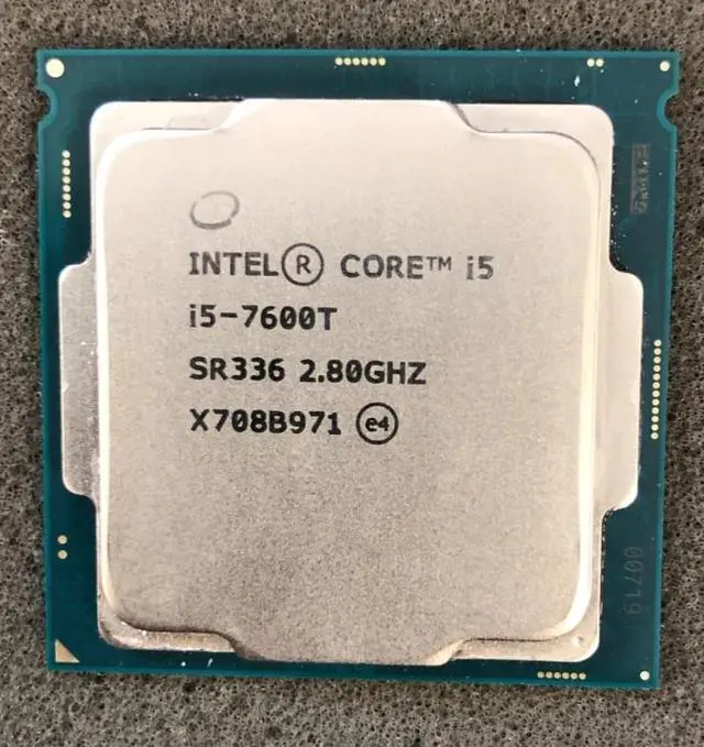 Main image of Intel Core i5-7600T SR336 2.8GHz 35W LGA 1151 6MB Cache 8GT/s CPU Processor