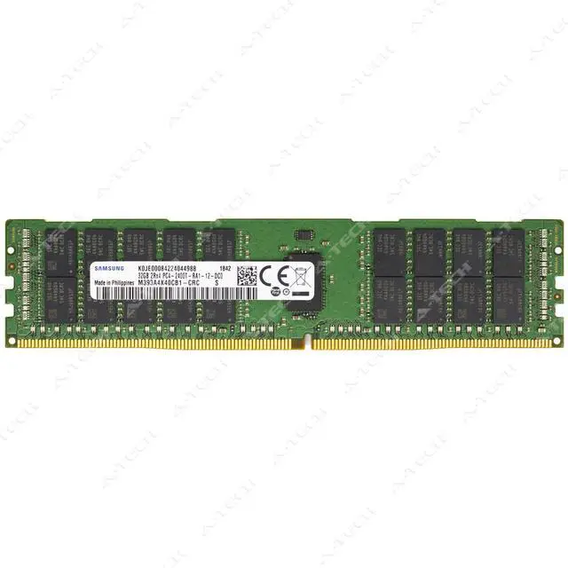 Main image of (NOT FOR HOME PC!) Samsung 32GB DDR4 2400MHz PC4-19200 ECC RDIMM Server Memory RAM M393A4K40CB1-CRC
