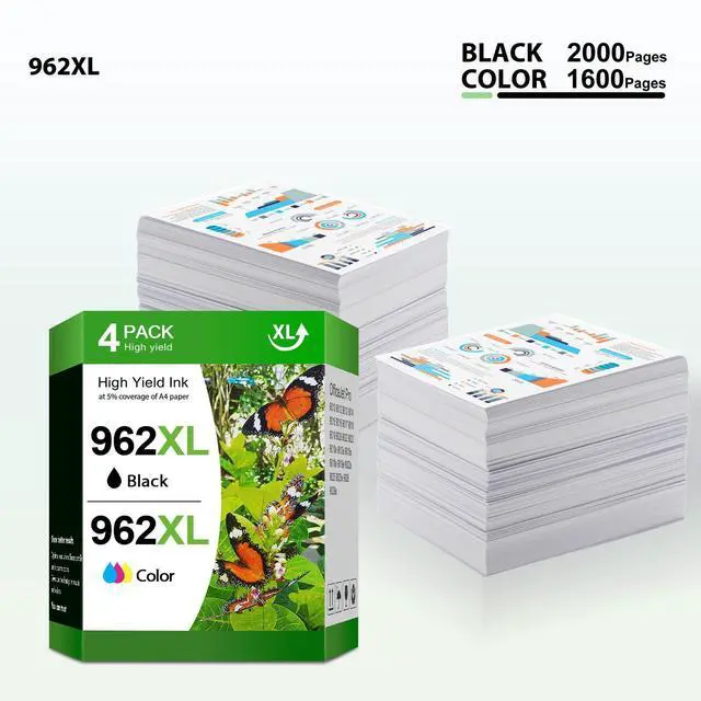 Alt view image 3 of 6 - 962XL Ink Cartridge for HP 962 OfficeJet Pro 9010e 9015e 9018e 9020e 9025e 9028e