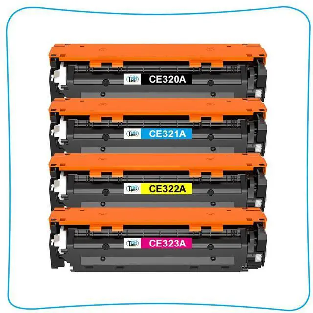 Alt view image 4 of 7 - Set of 4PK CE320A 128A Toner Cartridge For HP LaserJet Pro CP1525NW CM1415FNW