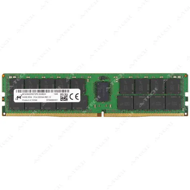 Main image of (NOT FOR HOME PC!) Micron 64GB DDR4-3200 PC4-25600 ECC RDIMM Server Memory RAM MTA36ASF8G72PZ-3G2B2