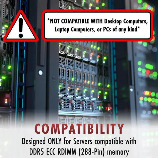 Alt view image 4 of 5 - 128GB 4x32GB PC5-5600 EC8 RDIMM Dell PowerEdge R660 Memory RAM