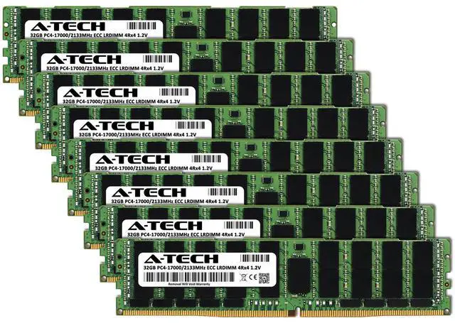 Alt view image 2 of 5 - 256GB 8x 32GB PC4-2133 LRDIMM Lenovo ThinkStation P500 P510 P900 P910 Memory RAM