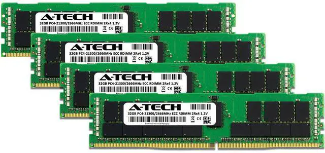 Alt view image 2 of 2 - 128GB 4x 32GB PC4-2666 RDIMM Dell PowerEdge R440 FC430 R940 T630 Memory RAM