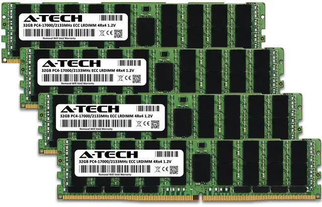 Alt view image 2 of 5 - 128GB 4x 32GB PC4-2133 LRDIMM Dell PowerEdge C6420 M830 R630XL R730XL Memory RAM