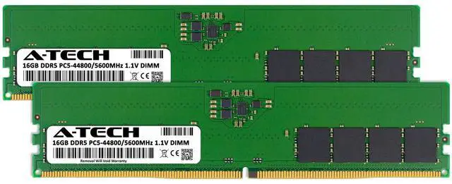 Alt view image 2 of 7 - 32GB 2x 16GB DDR5-5600 HP Z2 G9 SFF Memory RAM