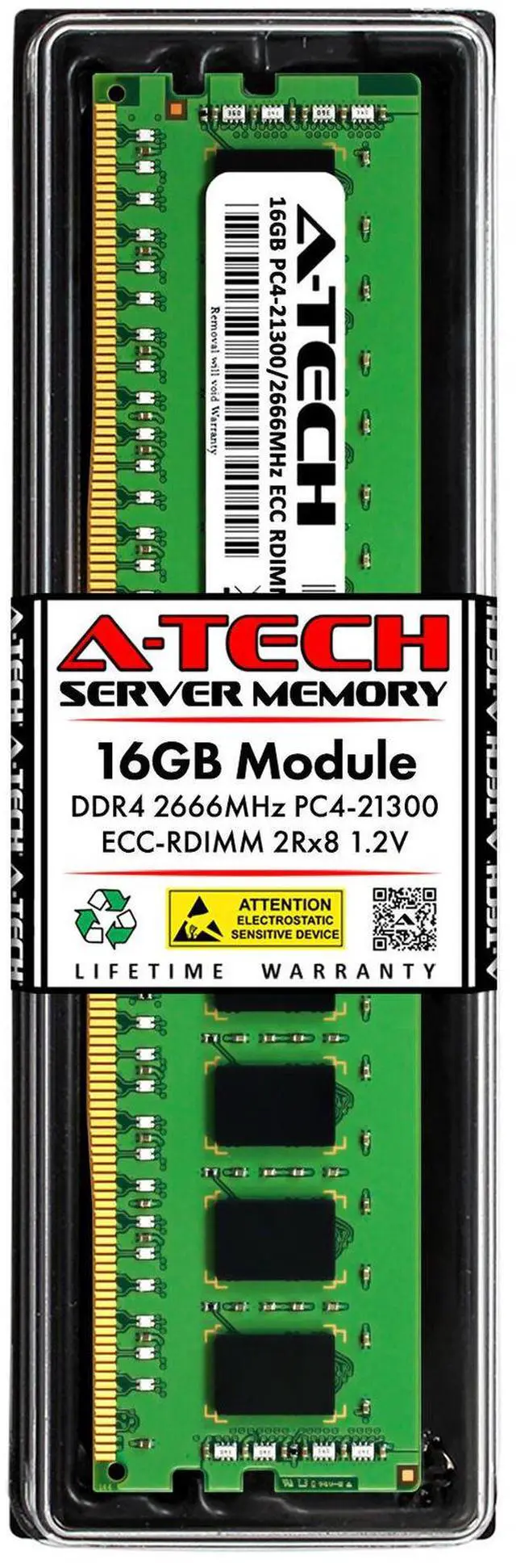 Main image of (NOT FOR HOME PC!) 16GB 2Rx8 PC4-21300 ECC REG RDIMM (DELL VM51C Equivalent) DDR4 Server Memory RAM
