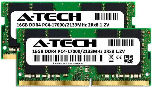 Alt view image 2 of 6 - 32GB 2x 16GB DDR4-2133 Dell Inspiron 14 5468 14 7460 15 3567 15 5565 Memory RAM