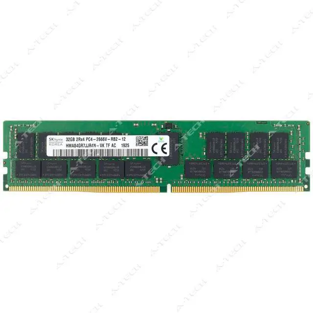 Main image of (NOT FOR HOME PC!) Hynix 32GB DDR4-2666 PC4-21300 2Rx4 ECC RDIMM Server Memory RAM HMA84GR7JJR4N-VK