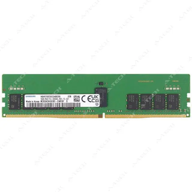 Main image of (NOT FOR HOME PC!) Samsung 16GB DDR4 3200MHz PC4-25600 ECC RDIMM Server Memory RAM M393A2K43EB3-CWE