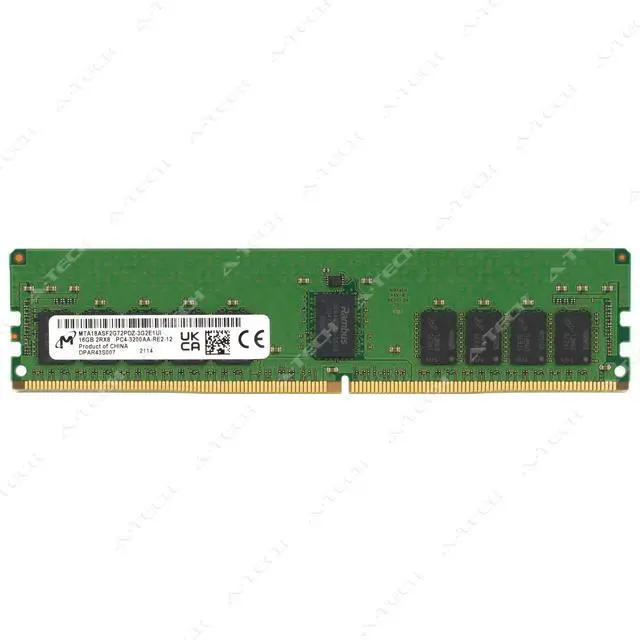 Main image of (NOT FOR HOME PC!) Micron 16GB DDR4 PC4-25600 ECC RDIMM Server Memory RAM (MTA18ASF2G72PDZ-3G2E1)