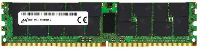 Main image of (NOT FOR HOME PC!) Micron 32GB 4Rx4 PC4-2133P LRDIMM DDR4-17000 ECC Load Reduced Server Memory RAM