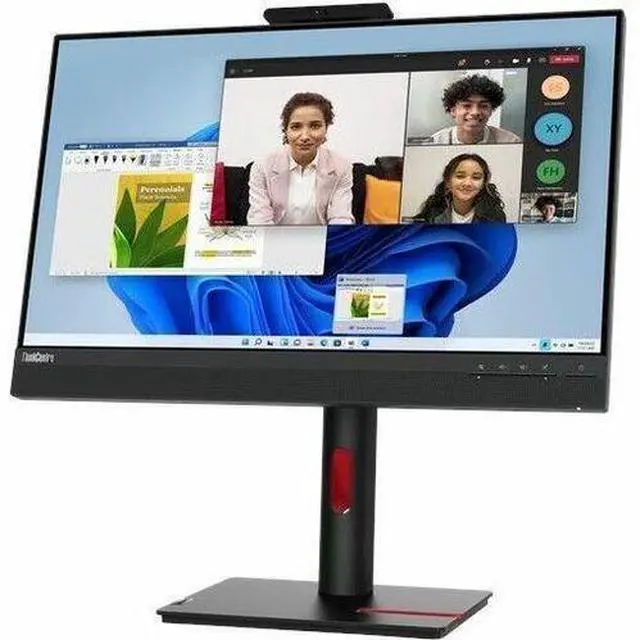 Alt view image 2 of 7 - Lenovo ThinkCentre Tiny-In-One 24 Gen 5 23.8" Webcam Full HD LED Monitor - 16:9