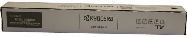 Main image of Kyocera TK-8802K Original Laser Toner Cartridge - Black Pack (tk8802k)