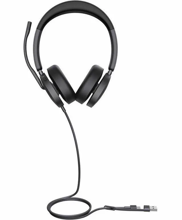 Alt view image 6 of 6 - Yealink 1308152 UH48 ANC USB-C/A Wired Professional Headset - Binaural