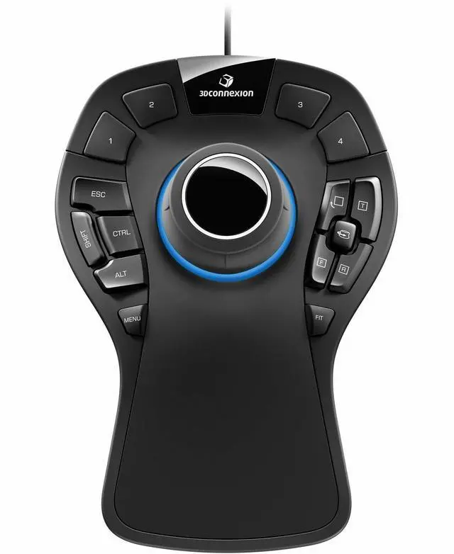 Main image of 3Dconnexion SpaceMouse Pro - Cable - Black - USB - 15 Programmable Button