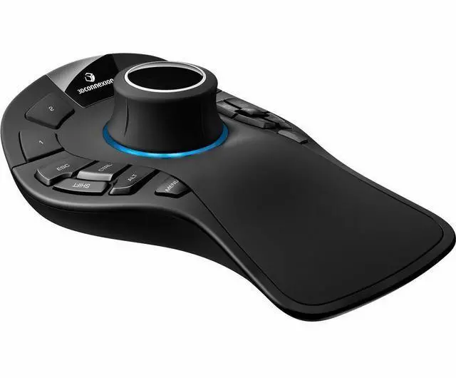 Alt view image 5 of 7 - 3Dconnexion SpaceMouse Pro - Cable - Black - USB - 15 Programmable Button