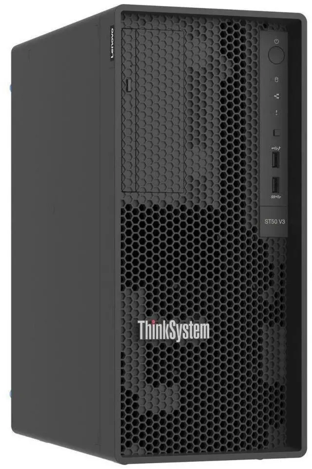 Main image of Lenovo ThinkSystem ST50 V3 7DF3A00HNA Tower Server - 1 x Intel Xeon E-2414 2.60