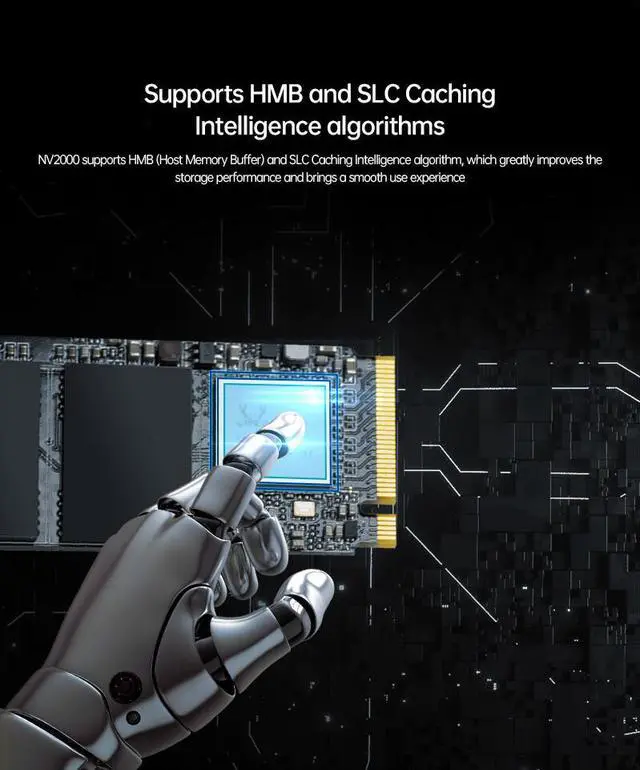 Alt view image 5 of 7 - Netac 512GB M.2 2280 Internal SSD PCIe Gen3x4 NVMe Solid State Drive 2500MB/s