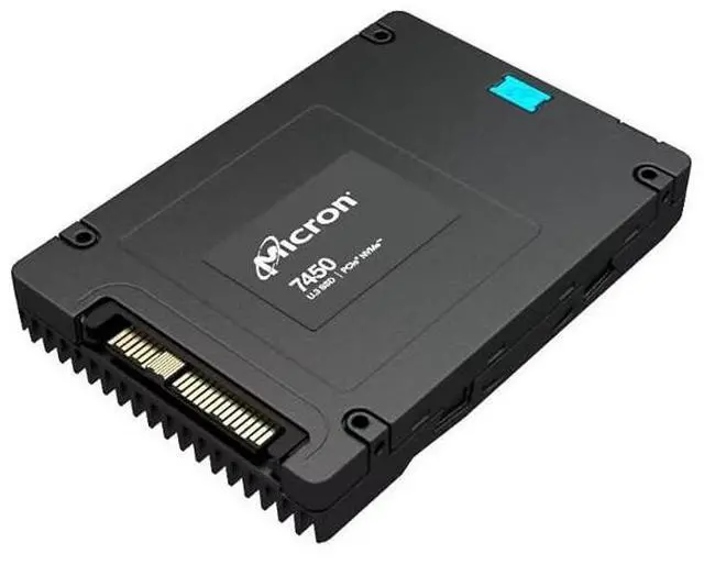 Main image of Micron MTFDKCC6T4TFS-1BC1ZABYYR 7450 MAX 6.4TB NVMe PCIe 4.0 3DTLC U.3 15mm SSD