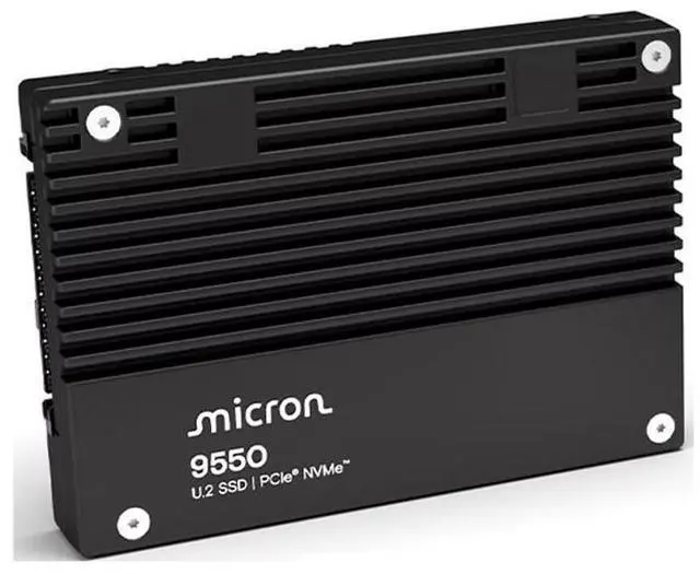 Main image of Micron MTFDLAL6T4THB 9550 MAX 6.4TB NVMe PCIe 5x4 TLC U.2 15mm SSD