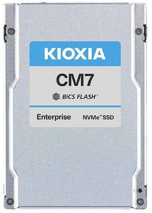 Main image of Kioxia KCMYXRUG15T3 CM7-R 15.3TB NVMe PCIe 2.5" 15mm SIE