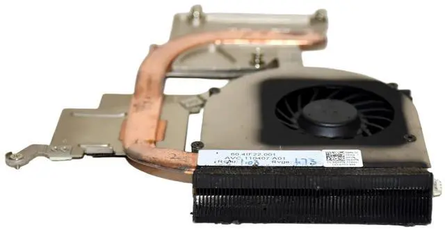 Alt view image 4 of 7 - Lot 5 Dell Vostro 3550 CPU Fan & Heatsink Assembly for AMD Radeon Discrete GXVT8