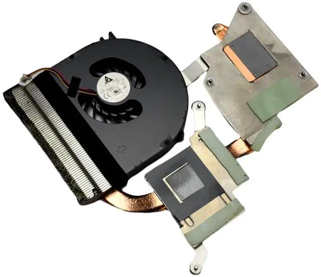 Alt view image 7 of 7 - Lot 5 Dell Vostro 3550 CPU Fan & Heatsink Assembly for AMD Radeon Discrete GXVT8