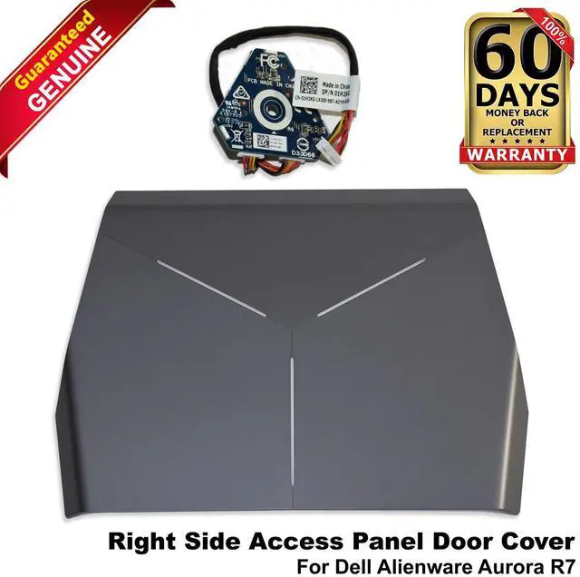 Main image of Dell Alienware Aurora R7 Right Side Access Panel Door Cover w/ Light Board XCNC1