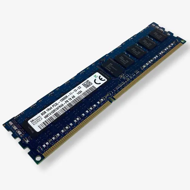 Alt view image 5 of 7 - SK Hynix HMT41GR7AFR4A-PB 8GB DDR3-1600 RDIMM PC3L-12800R Single Rank x4 Module