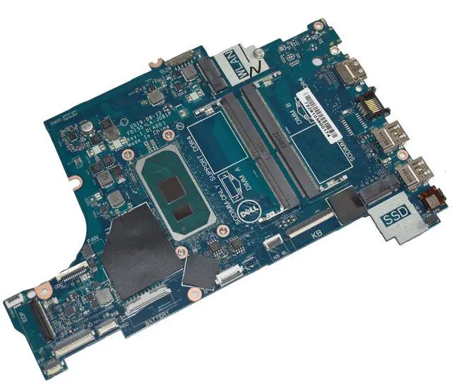 Alt view image 5 of 6 - Dell Inspiron 3593 Motherboard Core i7-1065G7 Quad-Core CPU LA-J081P 04C38