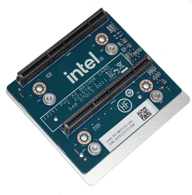 Alt view image 5 of 7 - Dell Intel Data Center GPU Max 1100 PVC x2 Bridge Adapter Card N20WK M50153-340