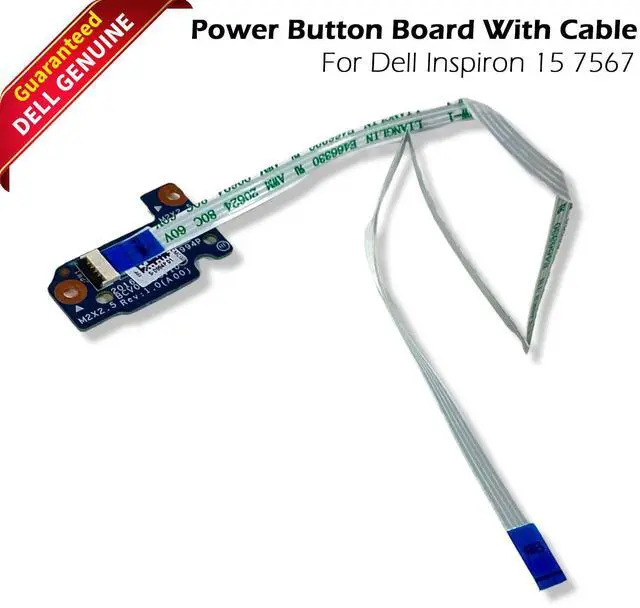 Main image of Lot 8 Dell Inspiron 15 7000 7567 Power Button Board With Ribbon Cable WDRC4