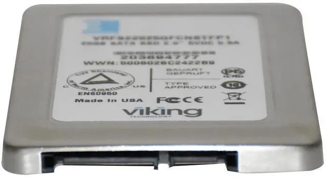 Alt view image 5 of 7 - Dell Viking VRFS22025GFCNSTFP1 25GB 2.5" SATA SSD Solid State Drive 9X95T