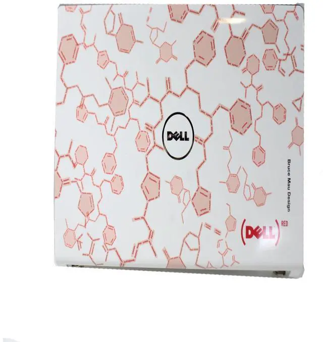 Main image of Lot 10 Dell Studio 1535 1536 1537 Pattern LCD Back Cover Lid With Hinges R133K