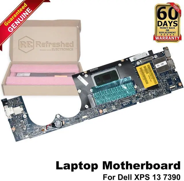 Main image of Dell XPS 13 7390 Laptop Motherboard Core i5-10210U 1.6GHz 8GB RAM LA-H931P XVGGW