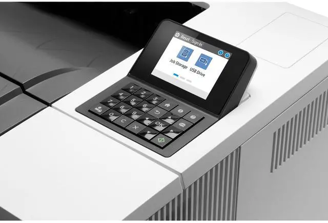 Alt view image 2 of 7 - HP LaserJet Enterprise M507n Laser Printer, Black And White Mobile Print Up to - OEM