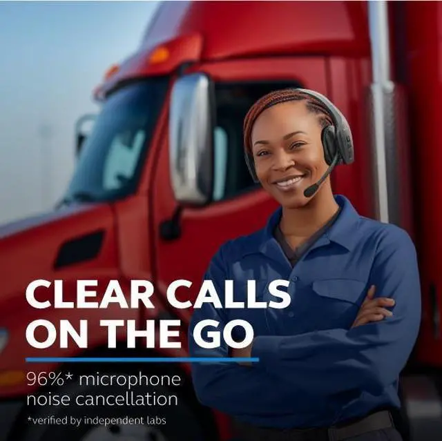 Alt view image 2 of 7 - BlueParrott S650-XT Wireless Bluetooth Noise Cancelling Headset, 36hrs battery