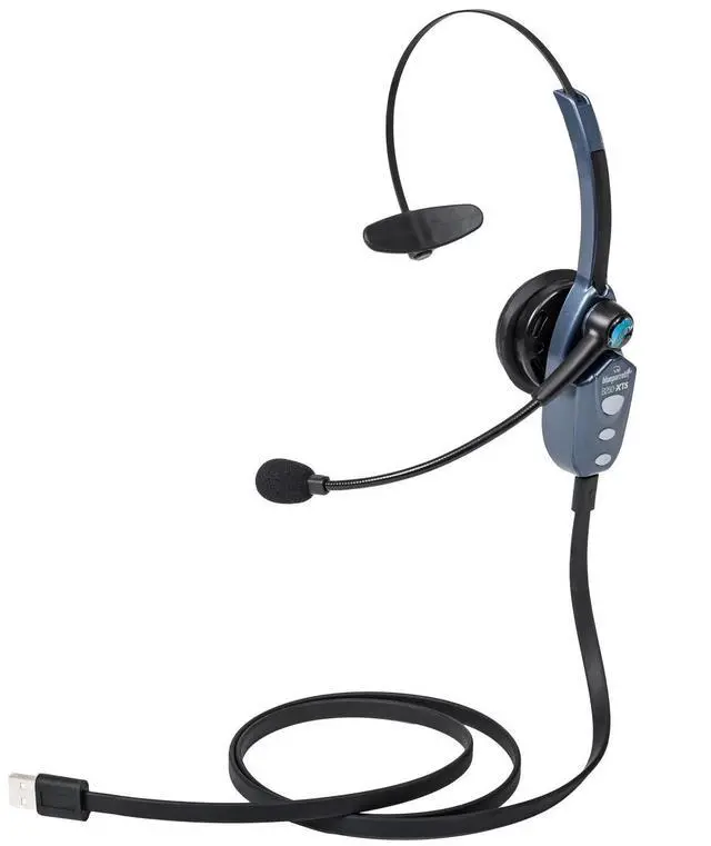 Alt view image 2 of 4 - BlueParrott B250-XTS SE Wireless Headset / Music Headphones Black
