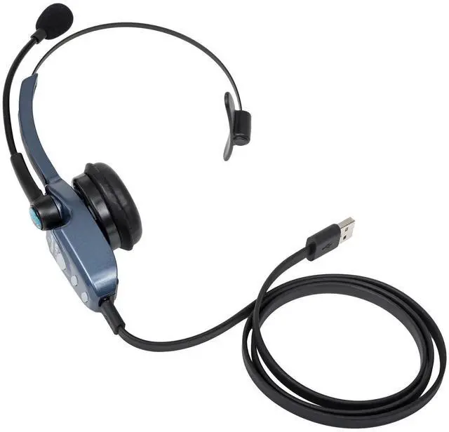 Alt view image 3 of 4 - BlueParrott B250-XTS SE Wireless Headset / Music Headphones Black
