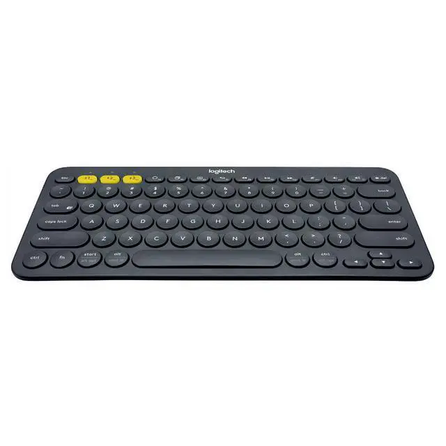 Alt view image 2 of 5 - Logitech K380 Multi-Device Bluetooth Keyboard Dark Grey